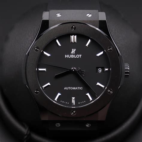 hublot drilled disk watch|Hublot black magic.